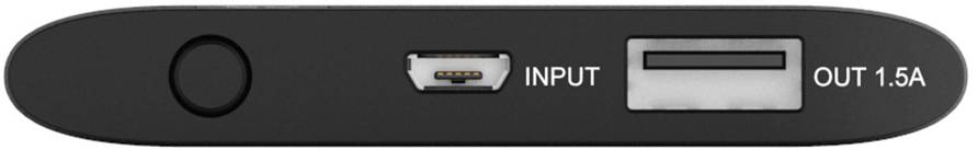 Terratec P40 Slim Powerbank 4000 mAh LiPo Schwarz-Silber