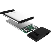 Terratec P40 Slim Powerbank 4000 mAh LiPo Schwarz-Silber Terratec P40 Slim Powerbank 4000 mAh LiPo Schwarz-Silber