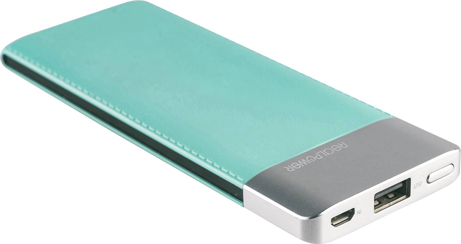RealPower PB-5500 Powerbank 5500 mAh LiPo Silber, Grün
