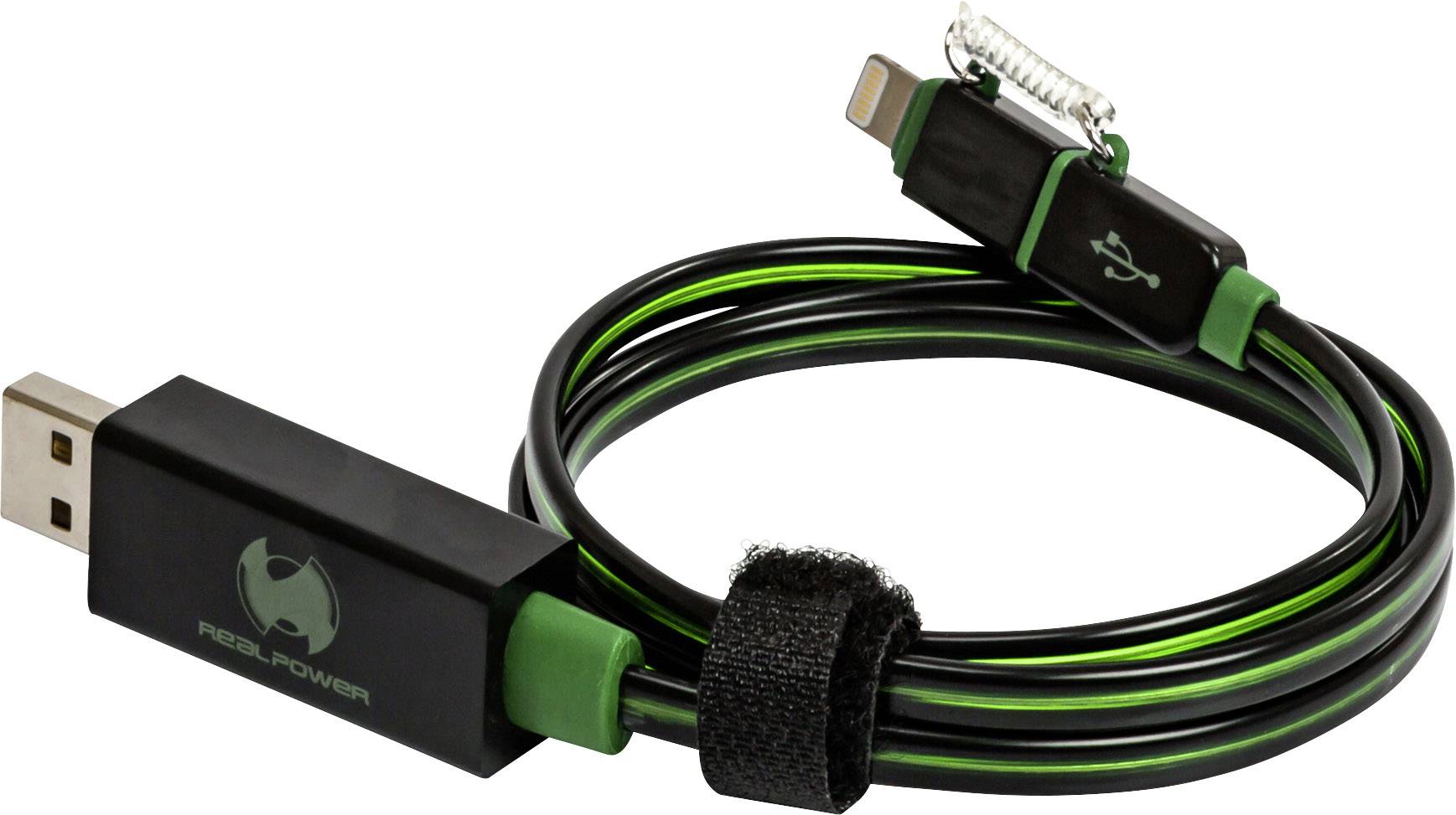 ULTRON - RealPower floating cable 2in1 - Lade-/Datenkabel - Micro-USB Typ B, Lightning (M)