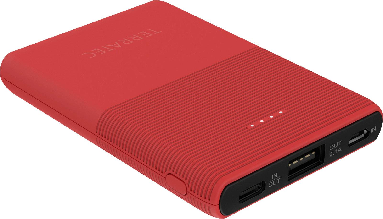Terratec P50 Powerbank 5000 mAh LiPo Rot
