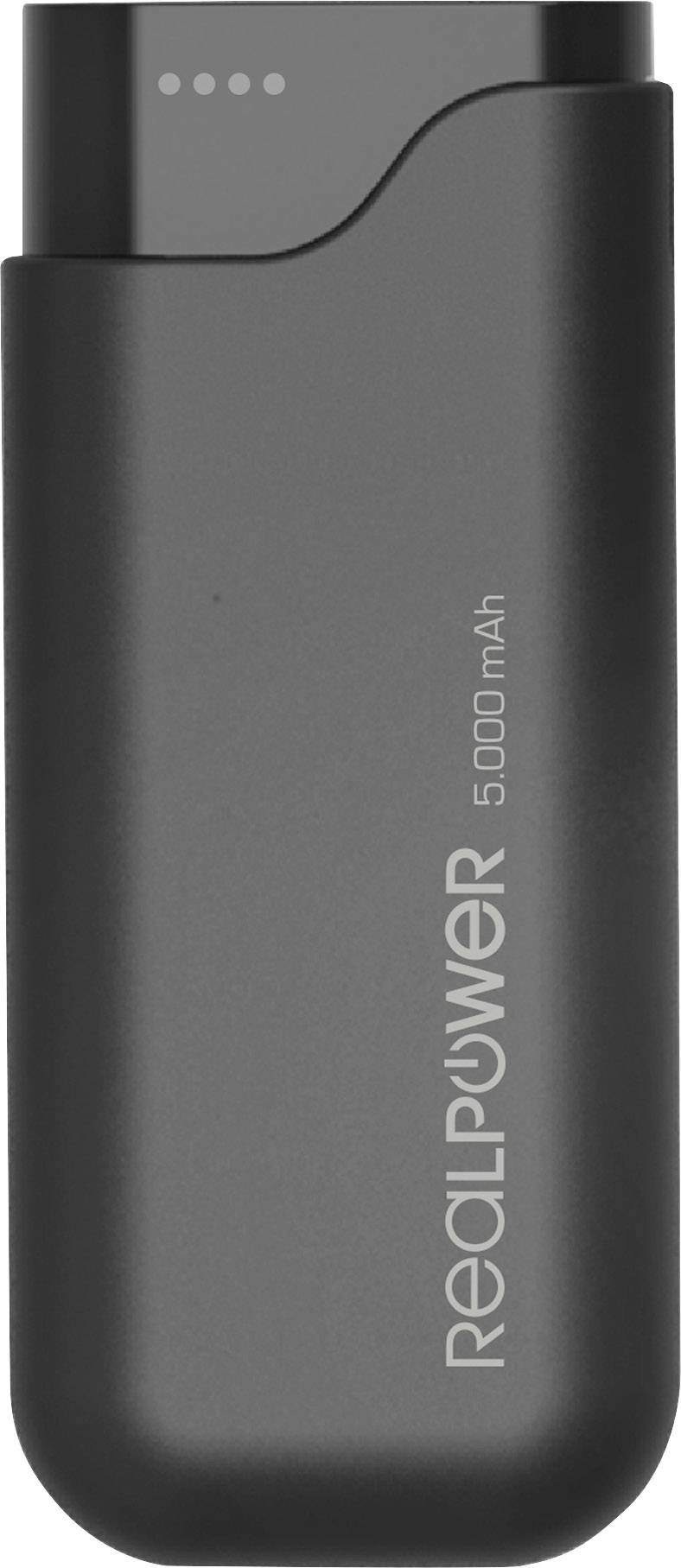 RealPower PB-5000C Powerbank (Zusatzakku) Lithium 5000 mAh 243923