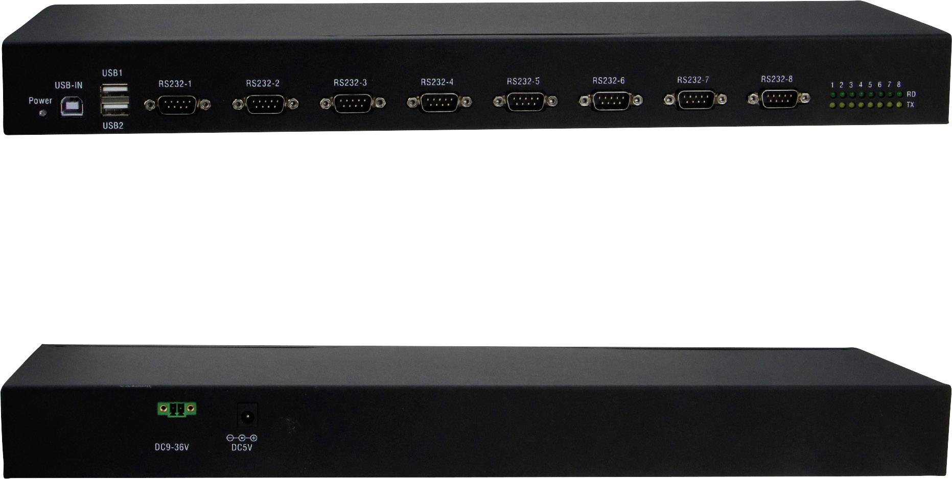 RealPower 284513 19 Zoll Verteilereinbaueinheit 1 HE Schwarz