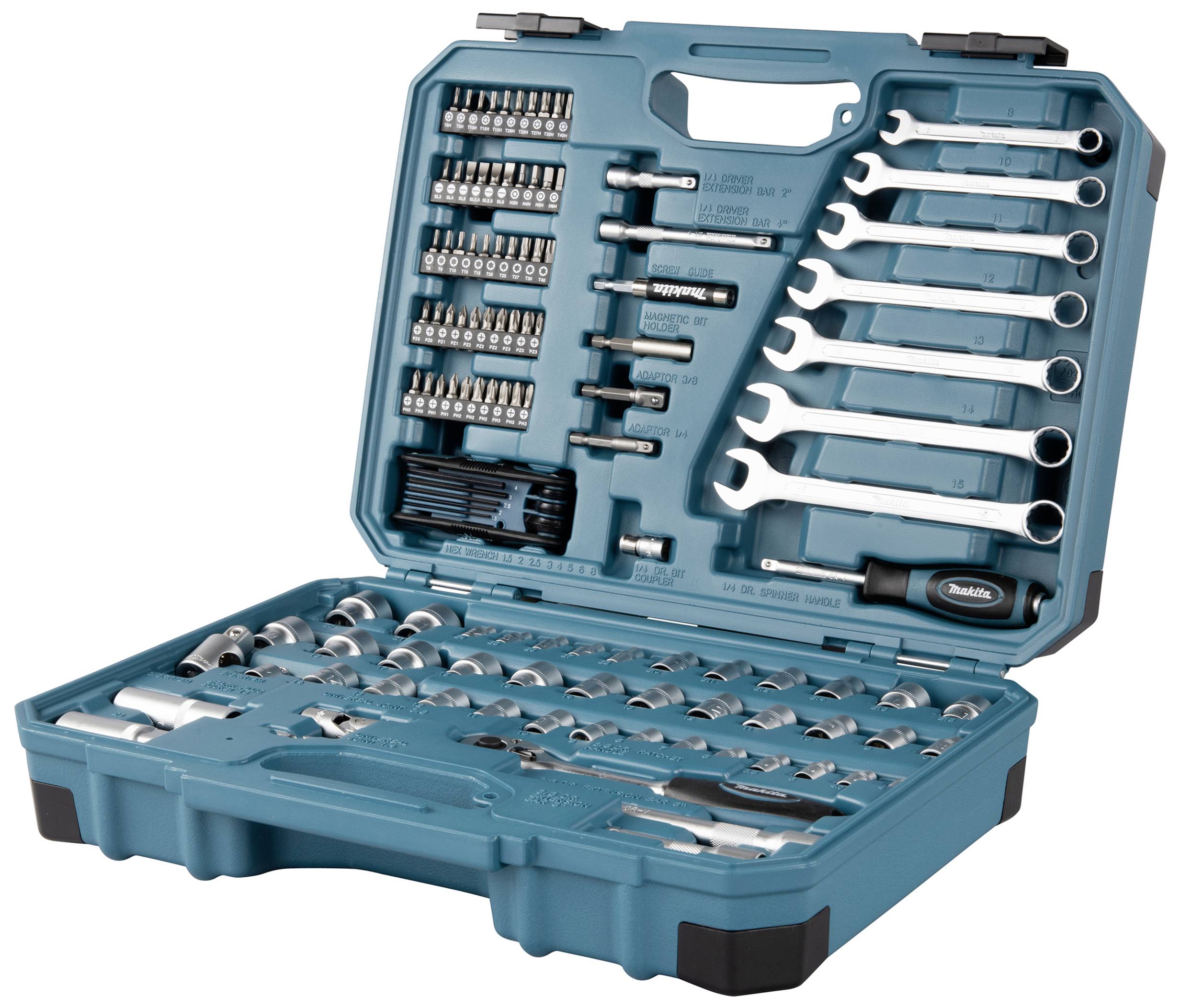 Makita E-06616 Werkzeugset Universal im Koffer 120teilig