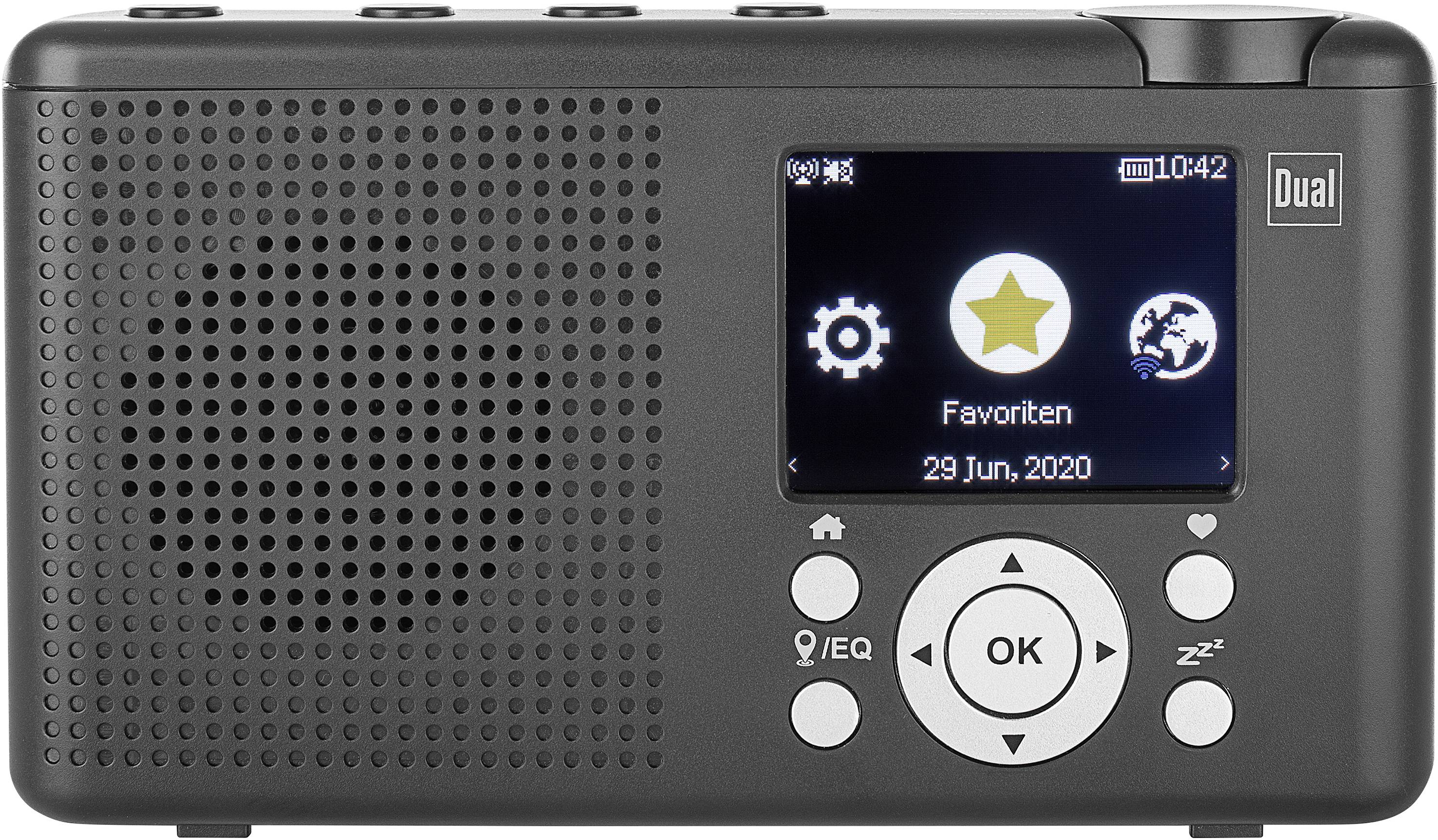 Dual MCR 200 Internet Tischradio Internet, DAB+, DAB, UKW Internetradio, DAB+, UKW, USB, Bluetooth®, WLAN Schwarz