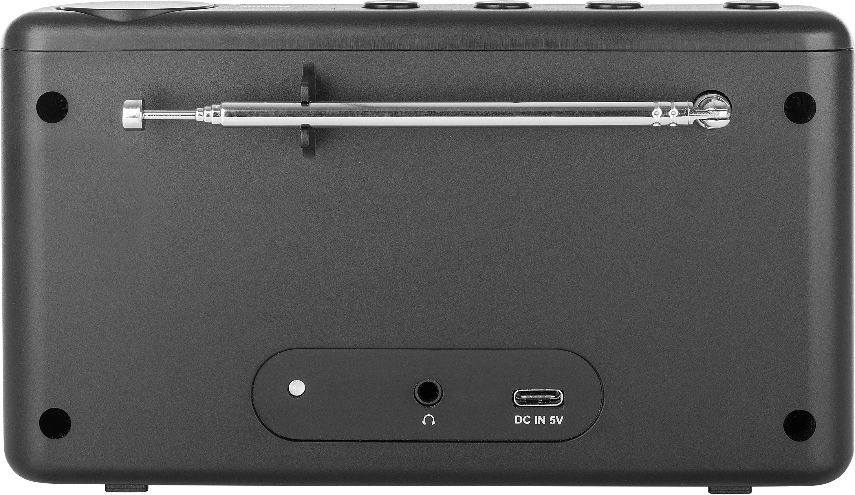 Dual MCR 200 Internet Tischradio Internet, DAB+, DAB, UKW Internetradio, DAB+, UKW, USB, Bluetooth®, WLAN Schwarz