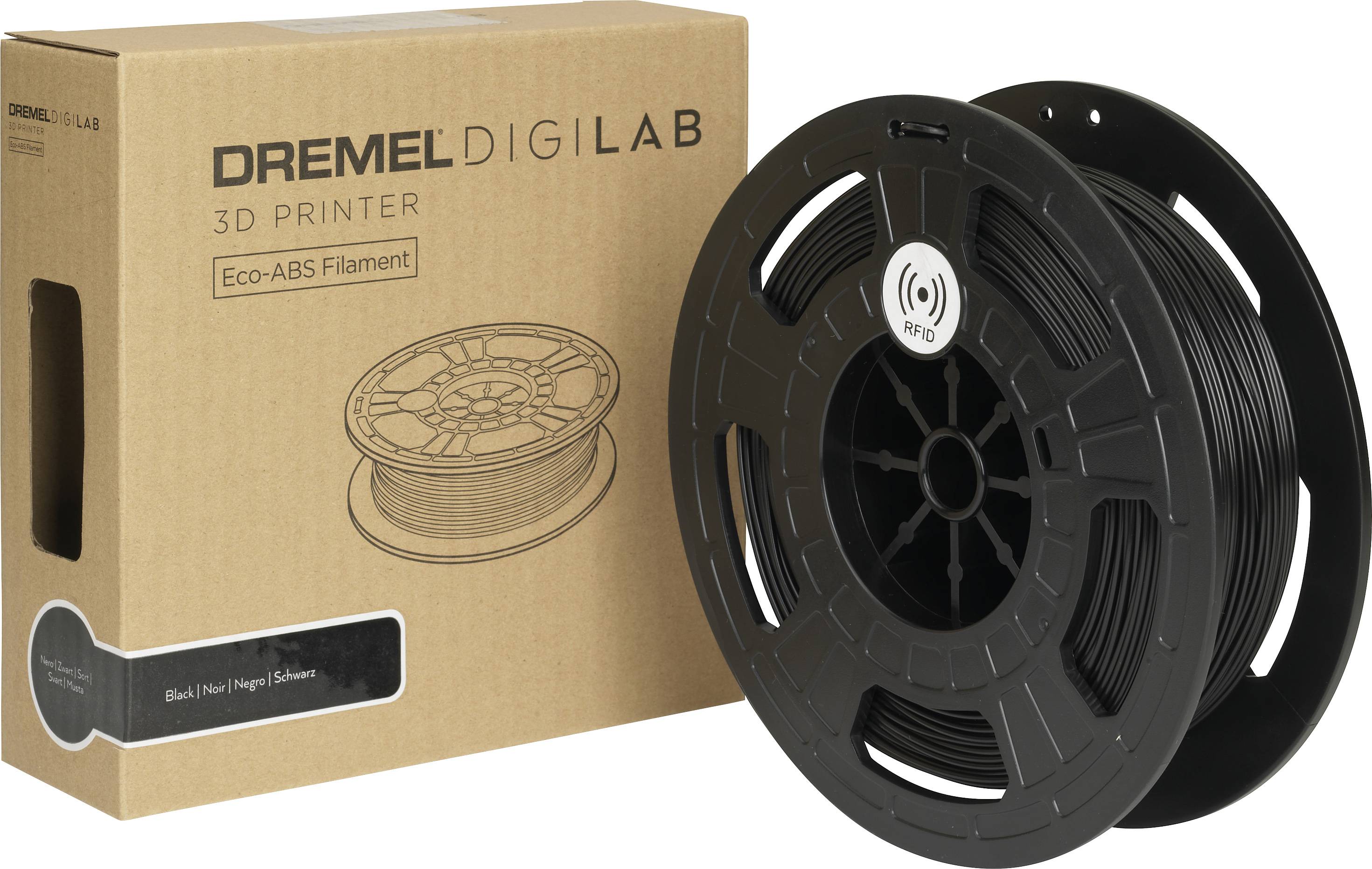 Dremel 2615EC02JA ECO-ABS Filament ABS 1.75mm 750g Schwarz 1St.