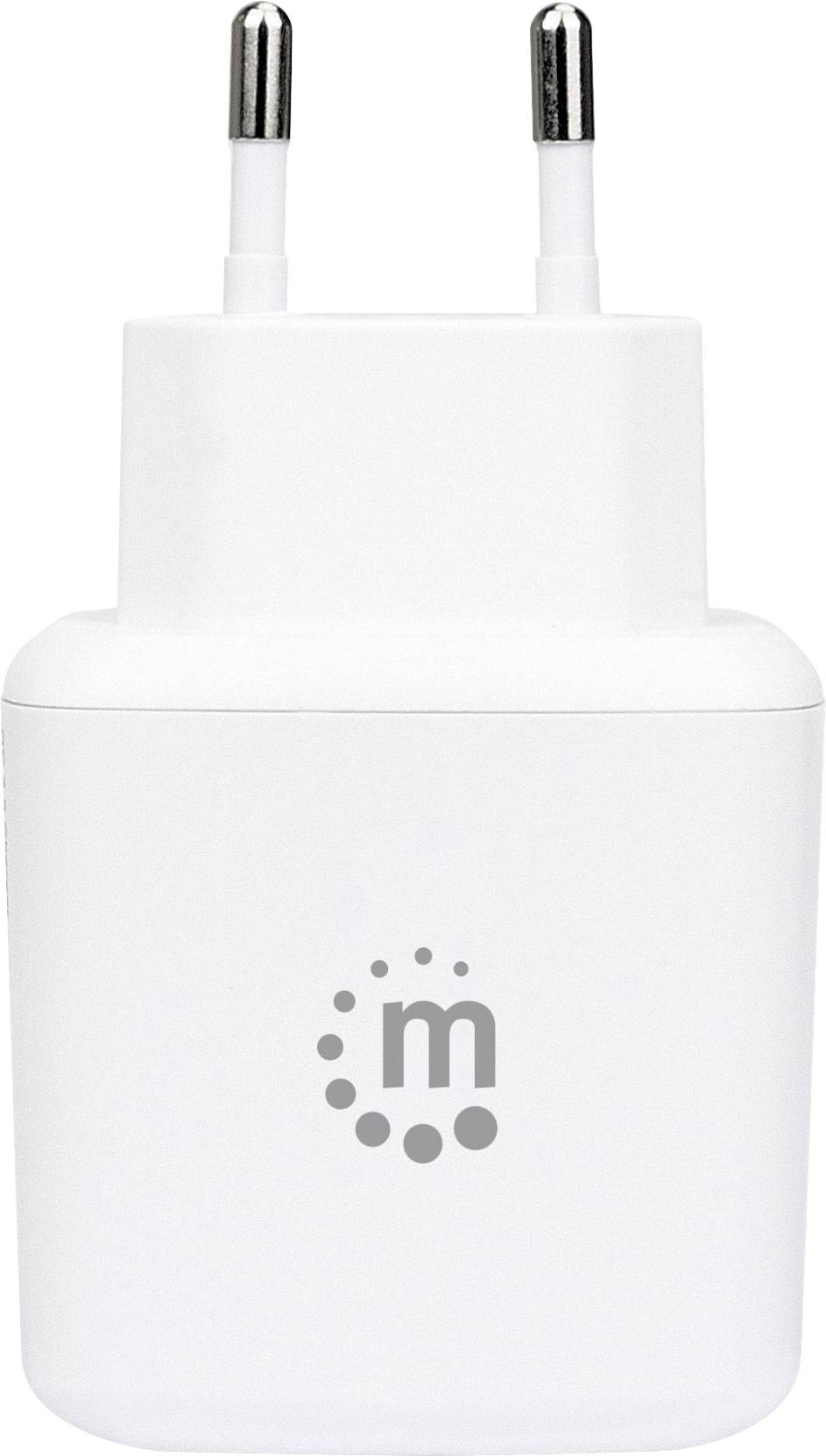 Manhattan 102285 USB Ladegerät 18 W USB 3.2 Gen 1 Buchse A (USB 3.0) Weiß Steckdose Qualcomm Quick Charge 3.0