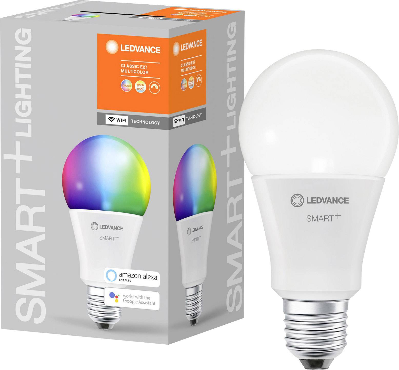 LEDVANCE SMART+ EEK: F (A - G) SMART+ WiFi Classic Multicolour 100 14 W/2700K E27 E27 14 W RGBW