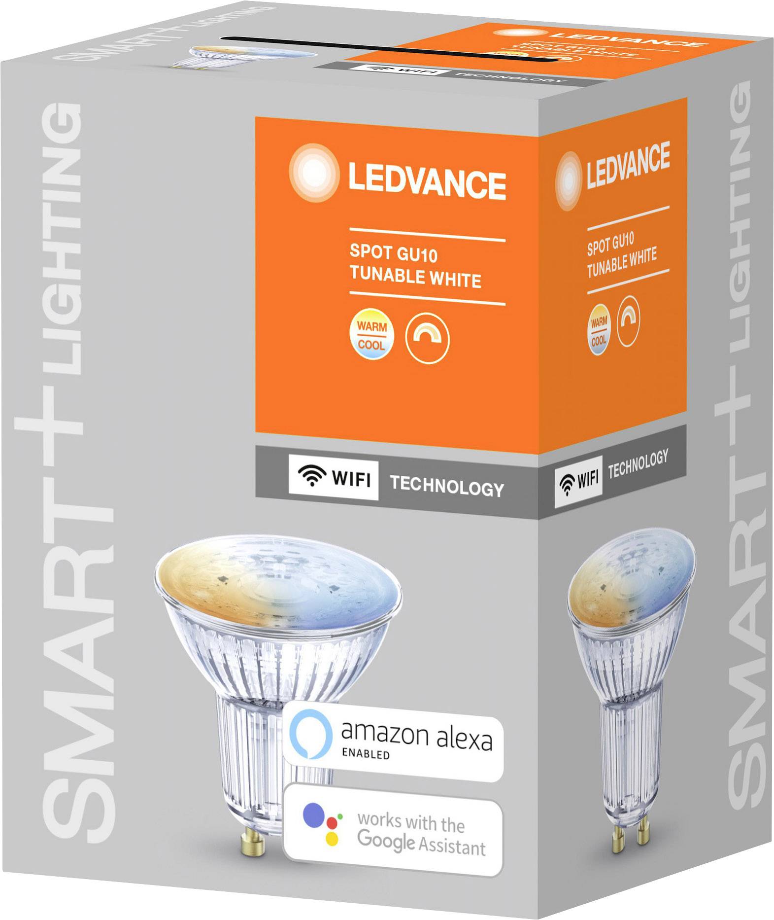 LEDVANCE SMART+ EEK: G (A - G) SMART+ WiFi SPOT GU10 Tunable White 40 45° 5 W/2700K GU10 GU10 5.0000000000000 W Warmweiß, Naturweiß, Kaltweiß