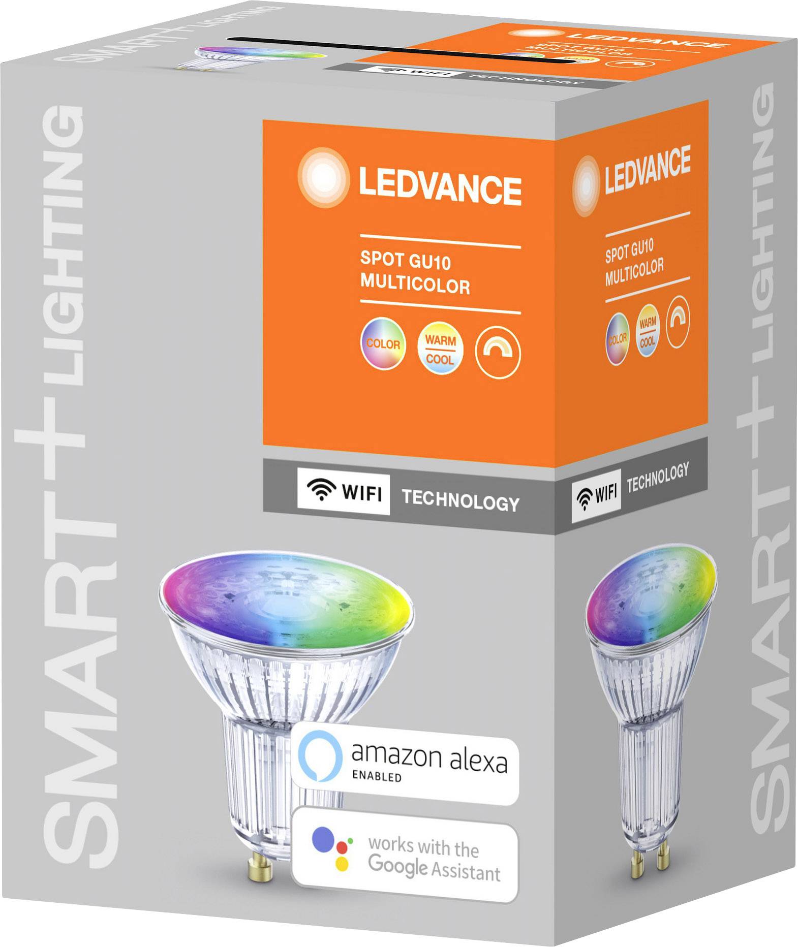 LEDVANCE SMART+ EEK: G (A - G) SMART+ WiFi SPOT GU10 Multicolour 50 45° 5 W/2700K GU10 GU10 RGBW