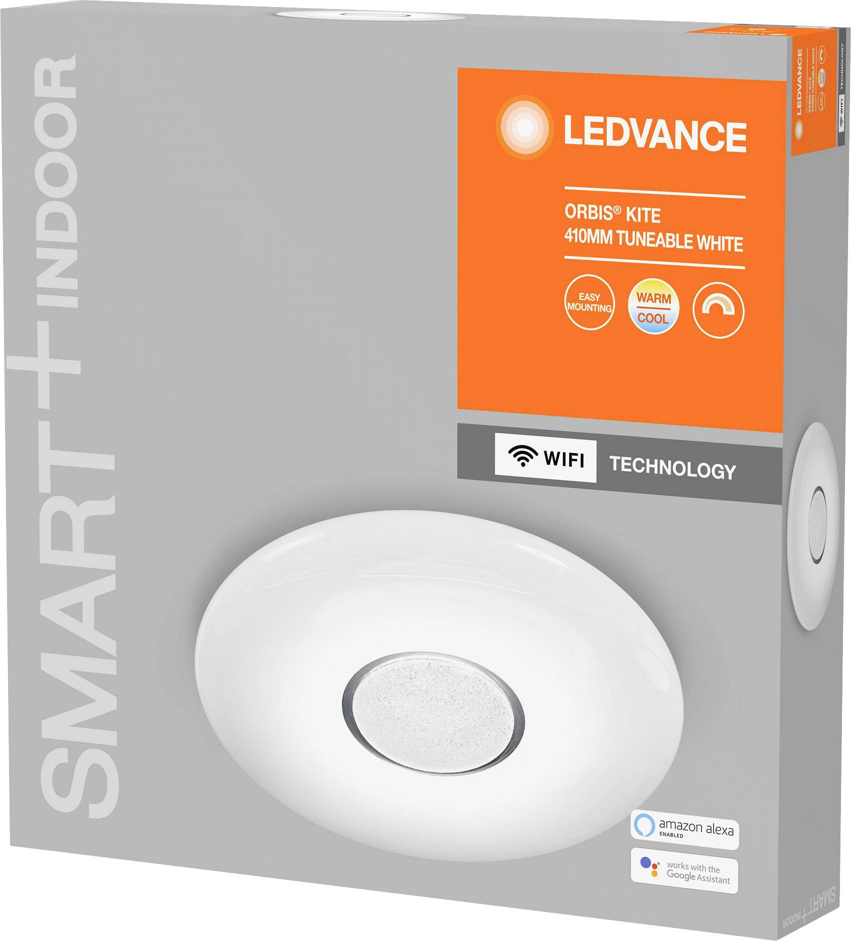 LEDVANCE 4058075486324 SMART+ TUNABLE WHITE Kite 410 WT LED-Deckenleuchte 24W Weiß
