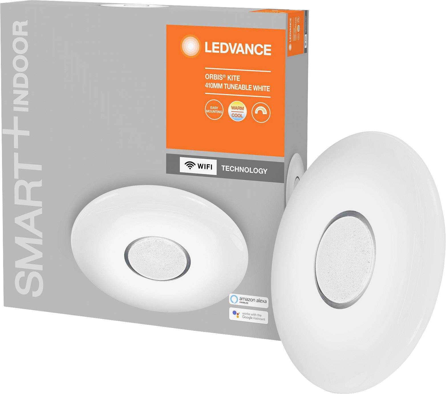 LEDVANCE 4058075486324 SMART+ TUNABLE WHITE Kite 410 WT LED-Deckenleuchte 24W Weiß