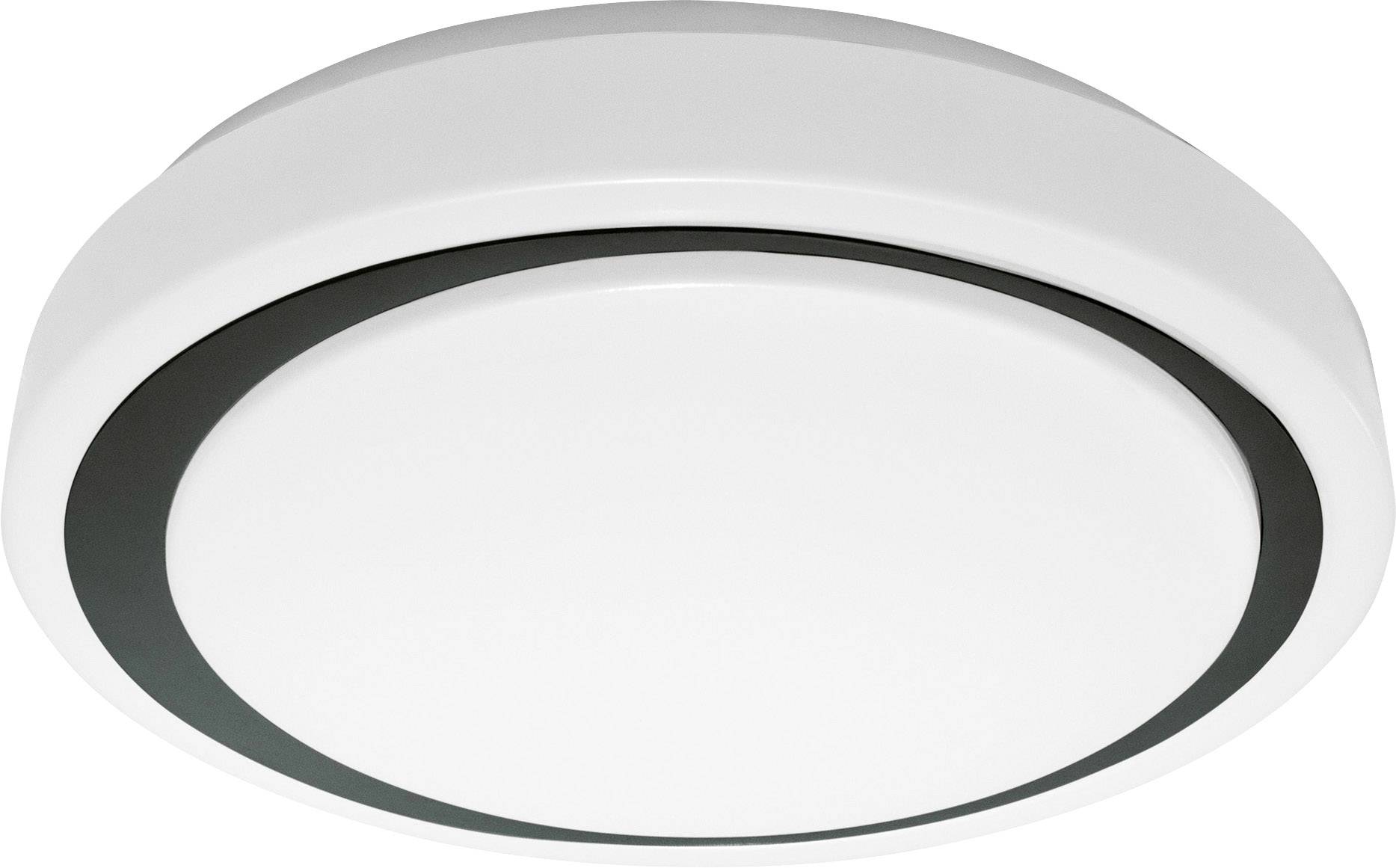 LEDVANCE 4058075486362 SMART+ TUNABLE WHITE Moon 380 BK LED-Deckenleuchte 24 W Weiß, Schwarz