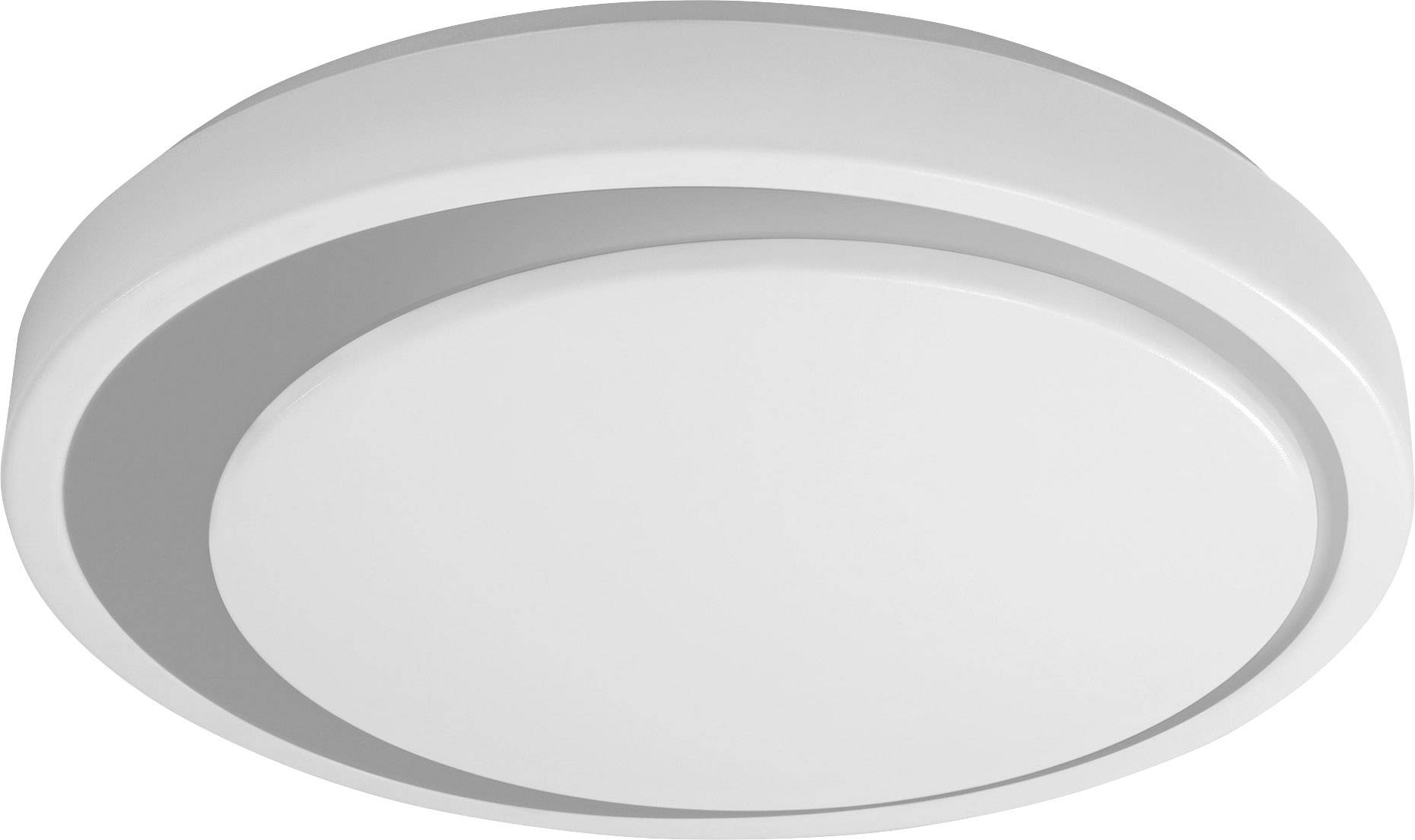 LEDVANCE 4058075486423 SMART+ TUNABLE WHITE Moon 480 GR Deckenleuchte LED 32W Weiß, Silber