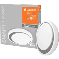 LEDVANCE 4058075486423 SMART+ TUNABLE WHITE Moon 480 GR Deckenleuchte LED 32W Weiß, Silber LEDVANCE 4058075486423 SMART+ TUNABLE WHITE Moon 480 GR Deckenleuchte LED 32W Weiß, Silber