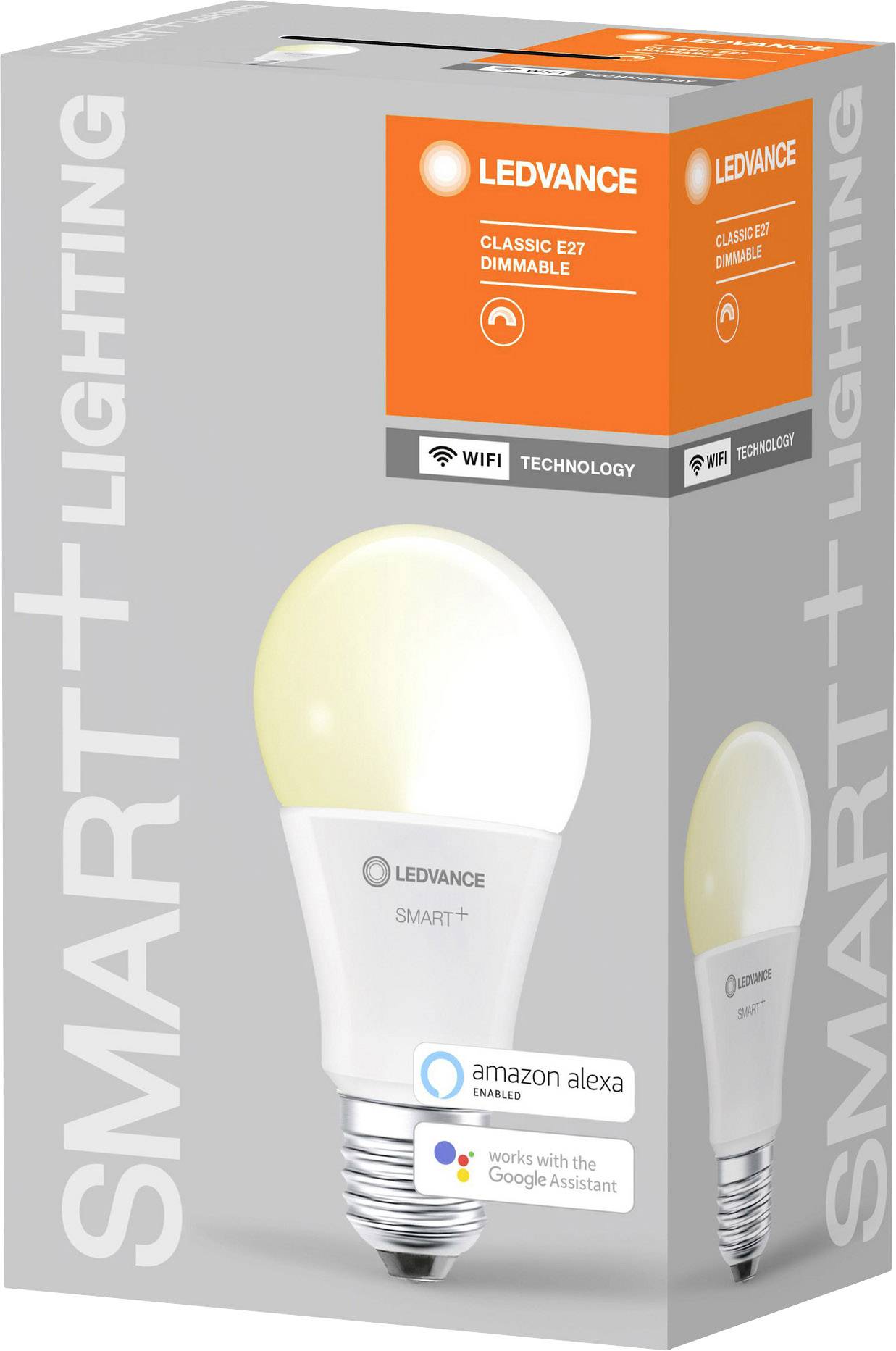 LEDVANCE SMART+ EEK: F (A - G) SMART+ WiFi Classic Dimmable 60 9 W/2700K E27 E27 9W Warmweiß