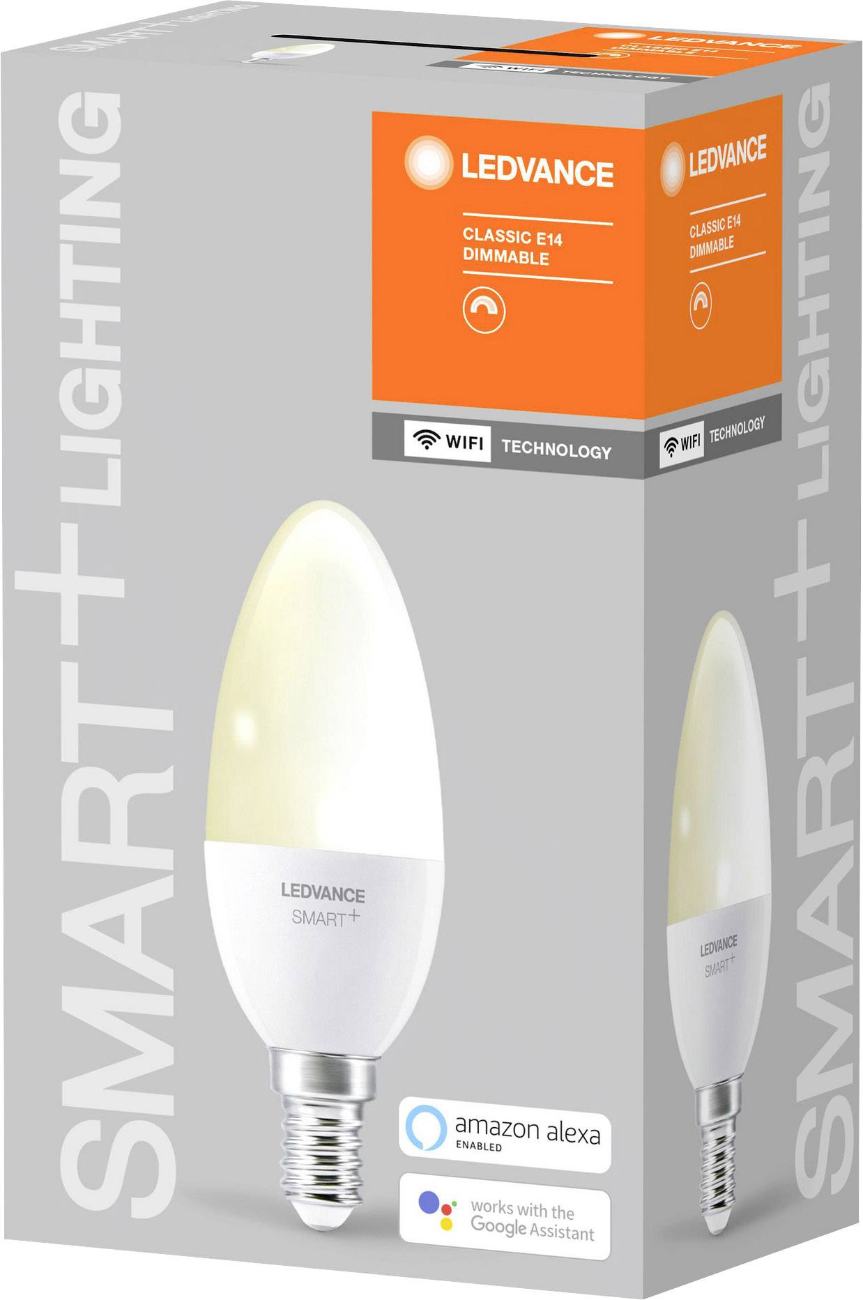 LEDVANCE SMART+ EEK: F (A - G) SMART+ WiFi Candle Dimmable 40 4.9 W/2700K E14 E14 Warmweiß