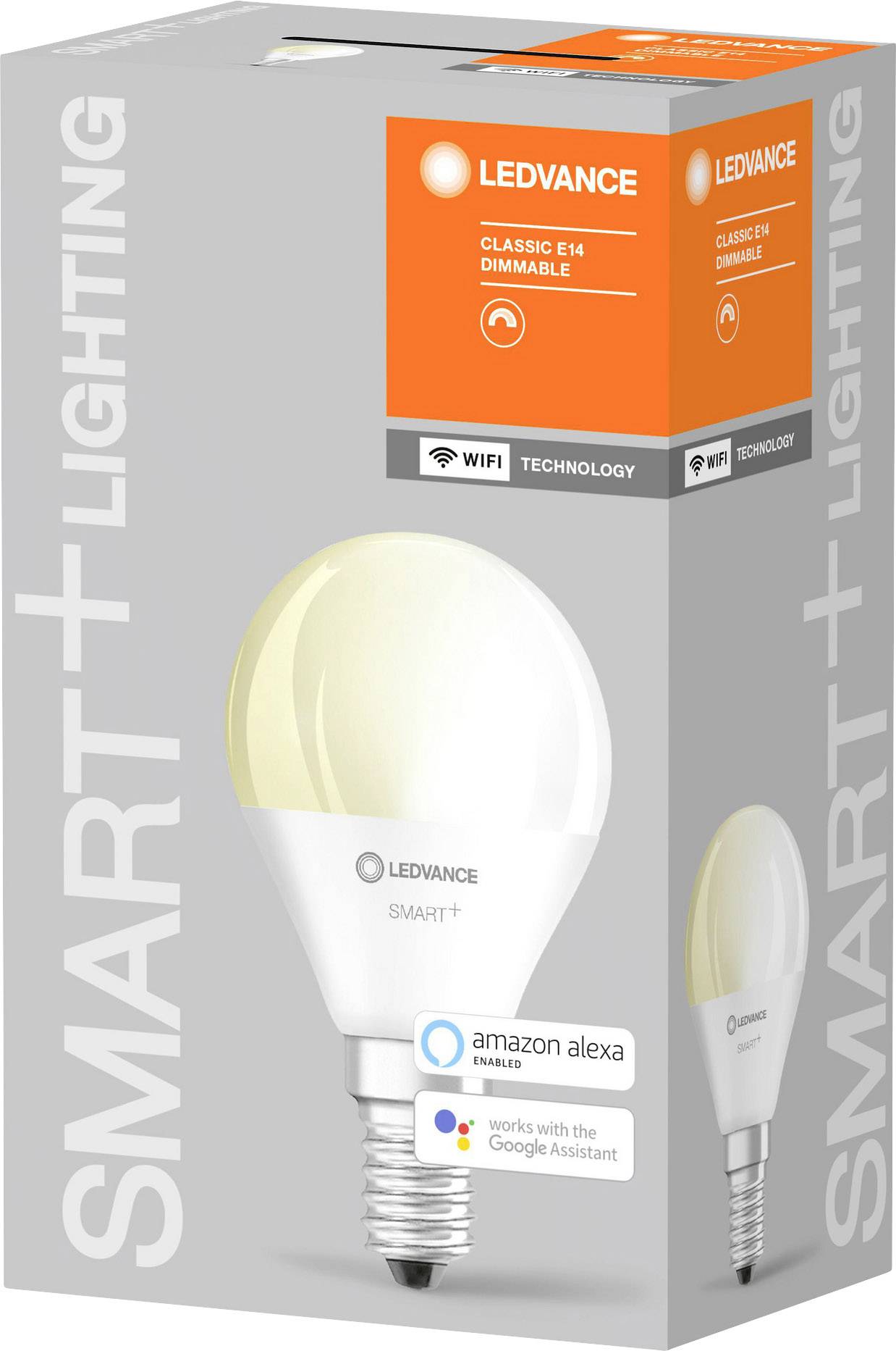 LEDVANCE SMART+ EEK: F (A - G) SMART+ WiFi Mini Bulb Dimmable 40 5 W/2700K E14 E14 Warmweiß