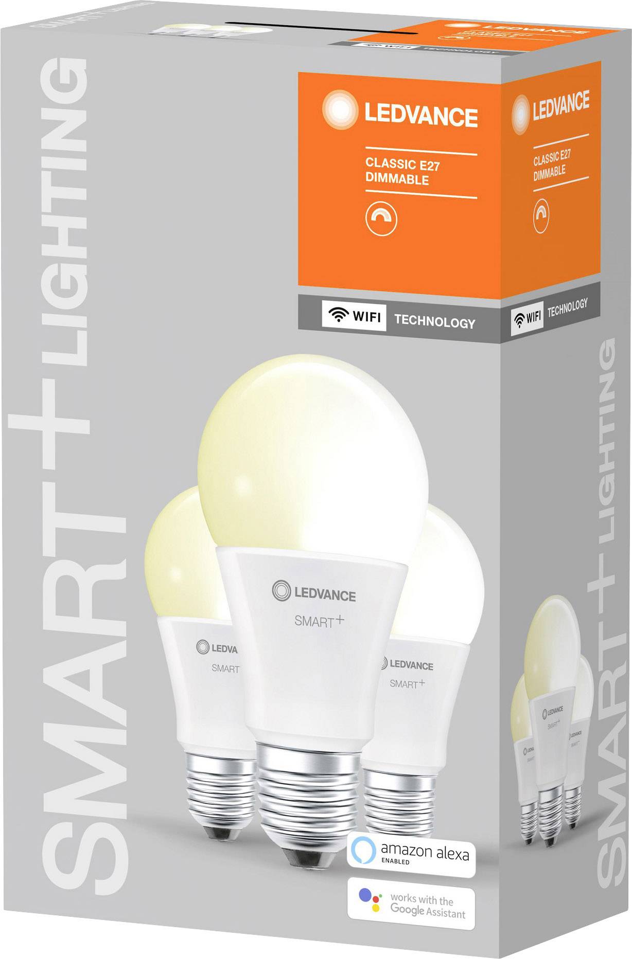 LEDVANCE SMART+ EEK: F (A - G) SMART+ WiFi Classic Dimmable 60 9 W/2700K E27 E27 9 W Warmweiß