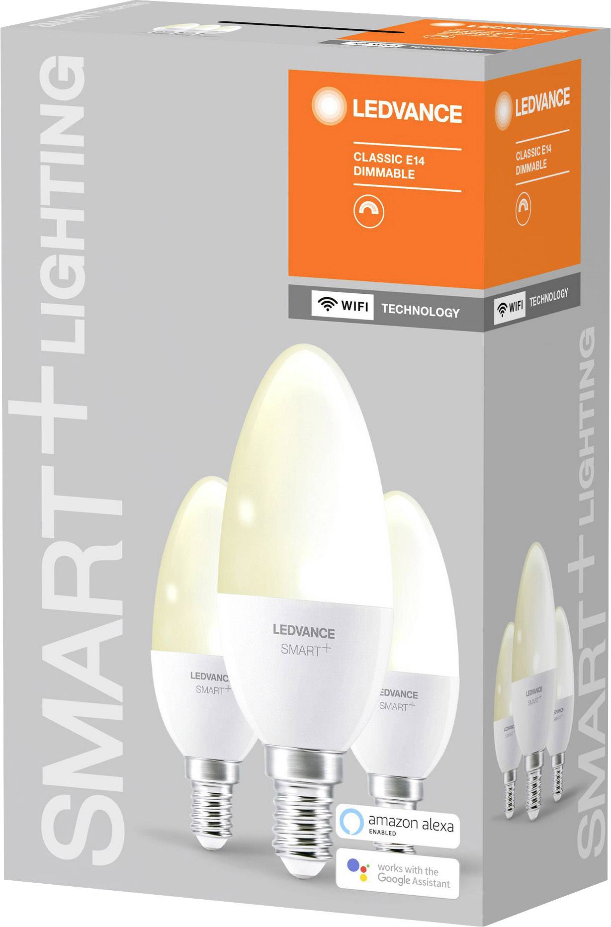 LEDVANCE SMART+ EEK: F (A - G) SMART+ WiFi Candle Dimmable 40 5 W/2700K E14 E14 Warmweiß