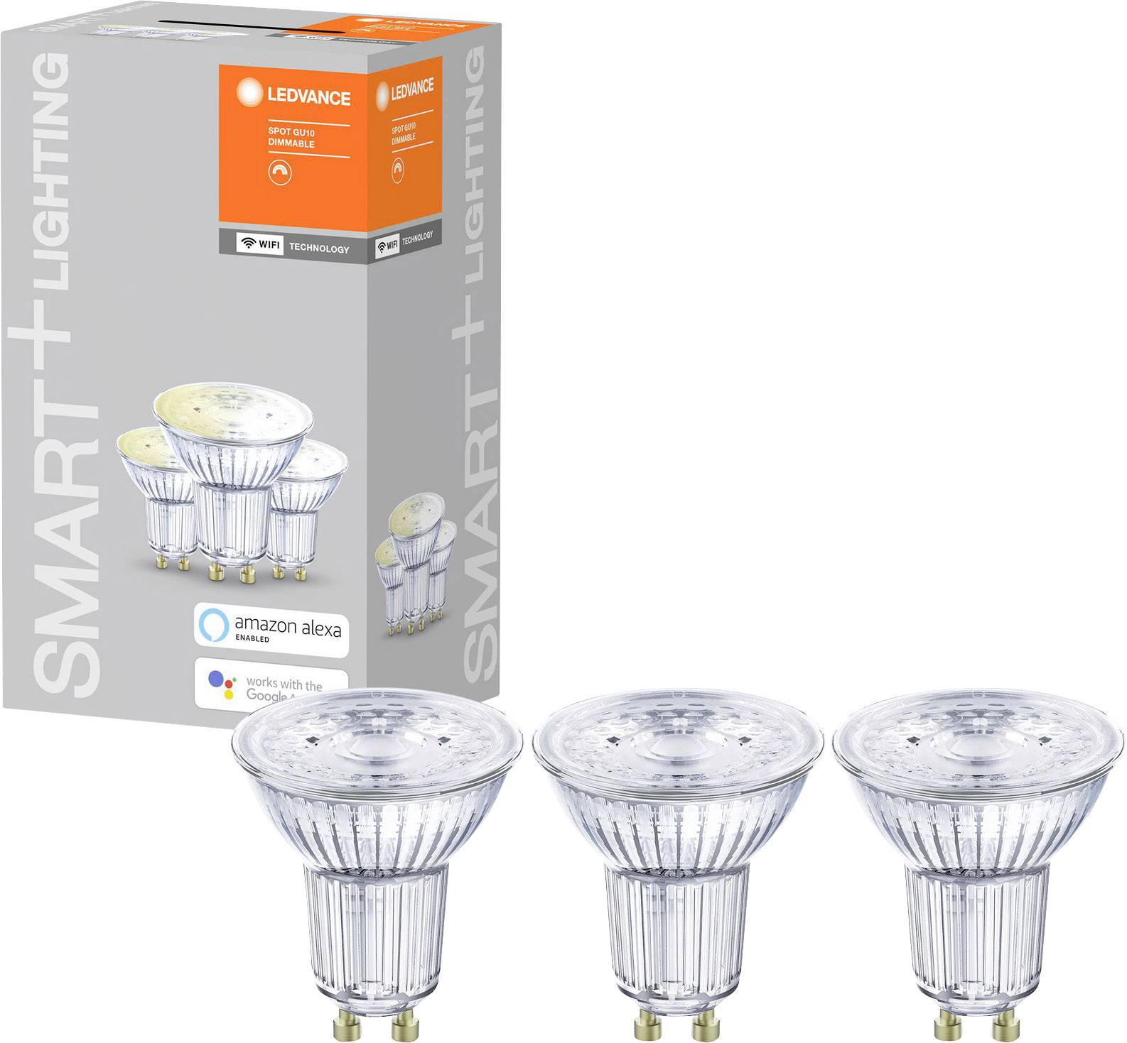 LEDVANCE SMART+ EEK: G (A - G) SMTWFPAR16 4,9W/827230VDIMFRGU104X3LEDV GU10 Warmweiß