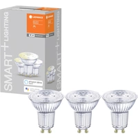 LEDVANCE SMART+ EEK: G (A - G) SMTWFPAR16 4,9W/827230VDIMFRGU104X3LEDV GU10 Warmweiß LEDVANCE SMART+ EEK: G (A - G) SMTWFPAR16 4,9W/827230VDIMFRGU104X3LEDV GU10 Warmweiß