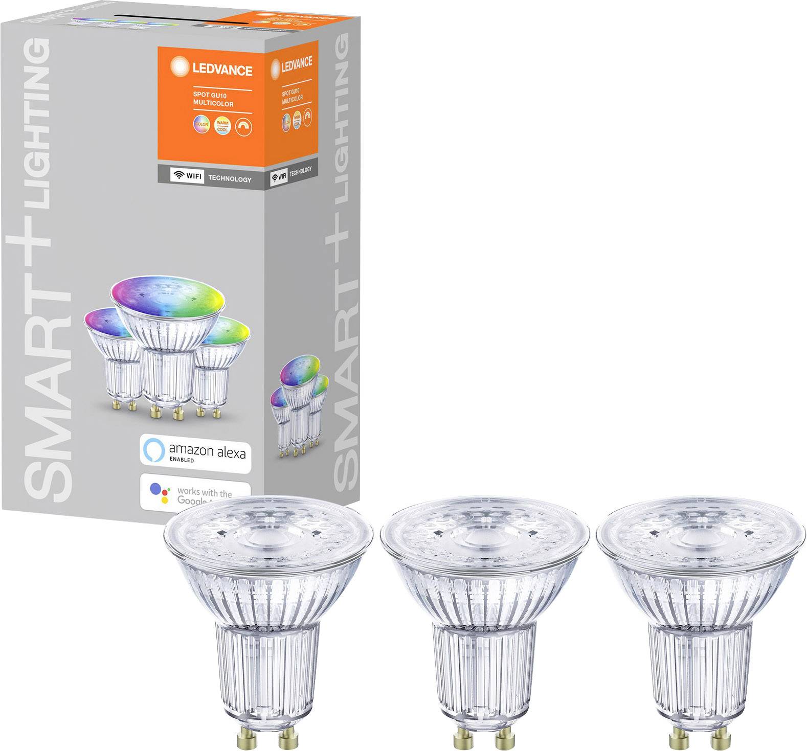 LEDVANCE SMART+ EEK: G (A - G) SMTWFPAR16 4,9W 230VRGBW FR GU104X3LEDV GU10 RGBW