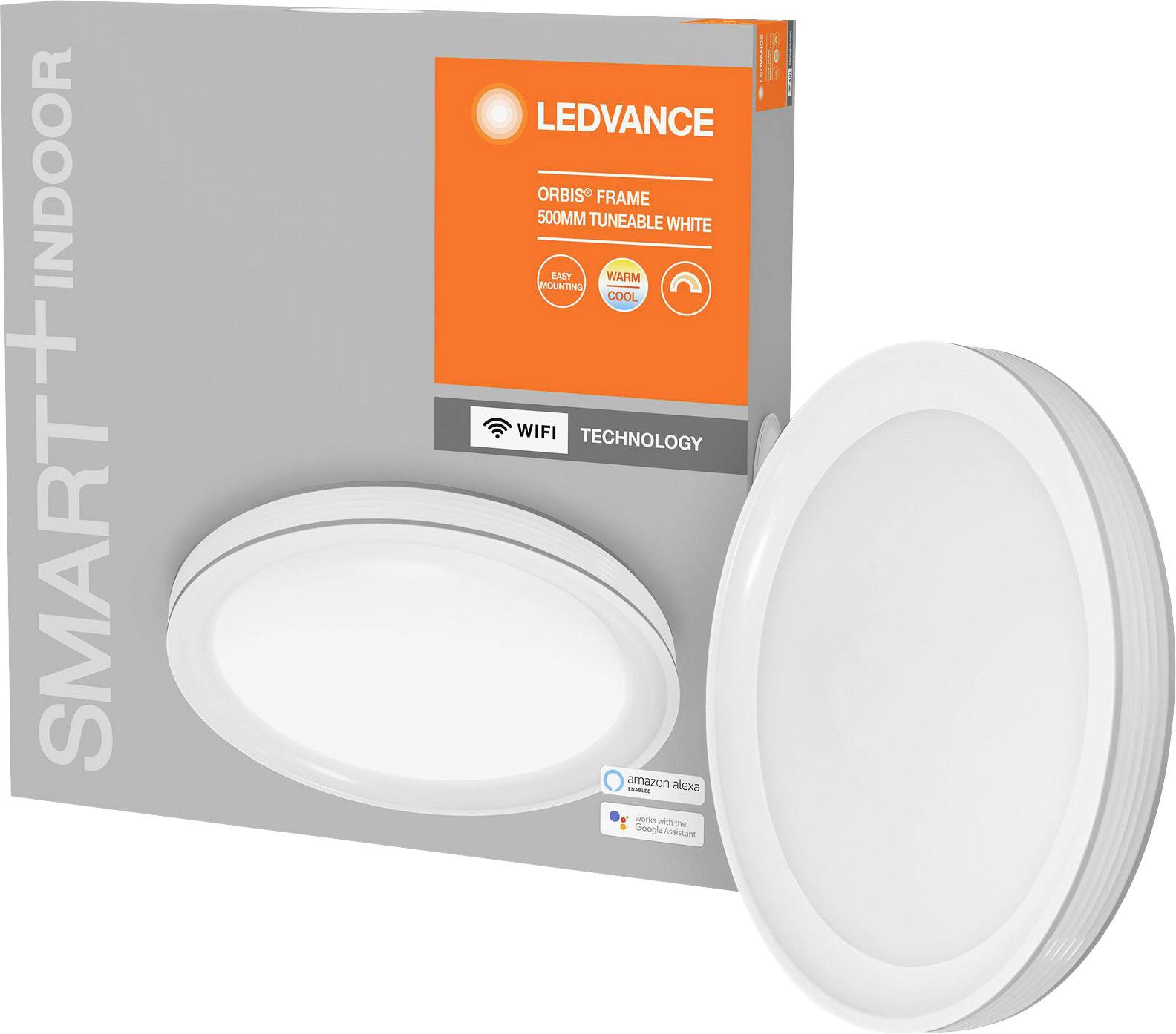 LEDVANCE 4058075486508 SMART+ TUNABLE WHITE Frame 500 WT LED-Deckenleuchte 32W Weiß