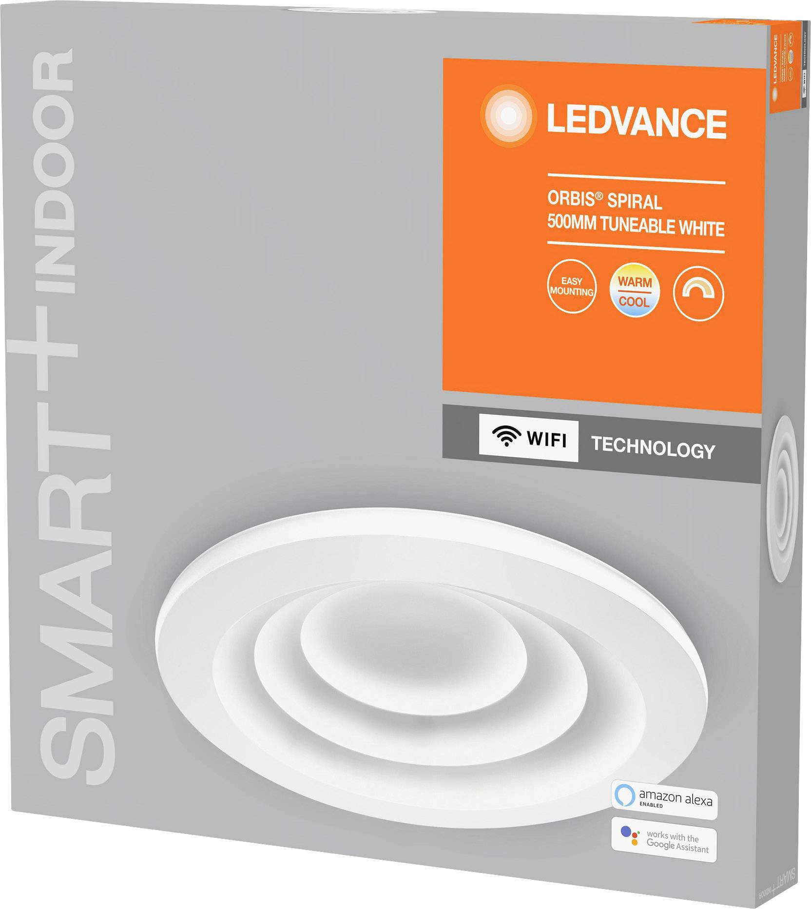 LEDVANCE 4058075486607 SMART+ TUNABLE WHITE Spiral 500 WT LED-Deckenleuchte 40 W Weiß