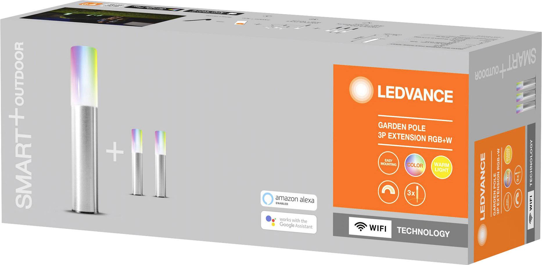 LEDVANCE 4058075478251 SMART+ GARDEN POLE 3 Pole extension LED-Gartenstrahler LED LED fest eingebaut 3.1 W Stahl