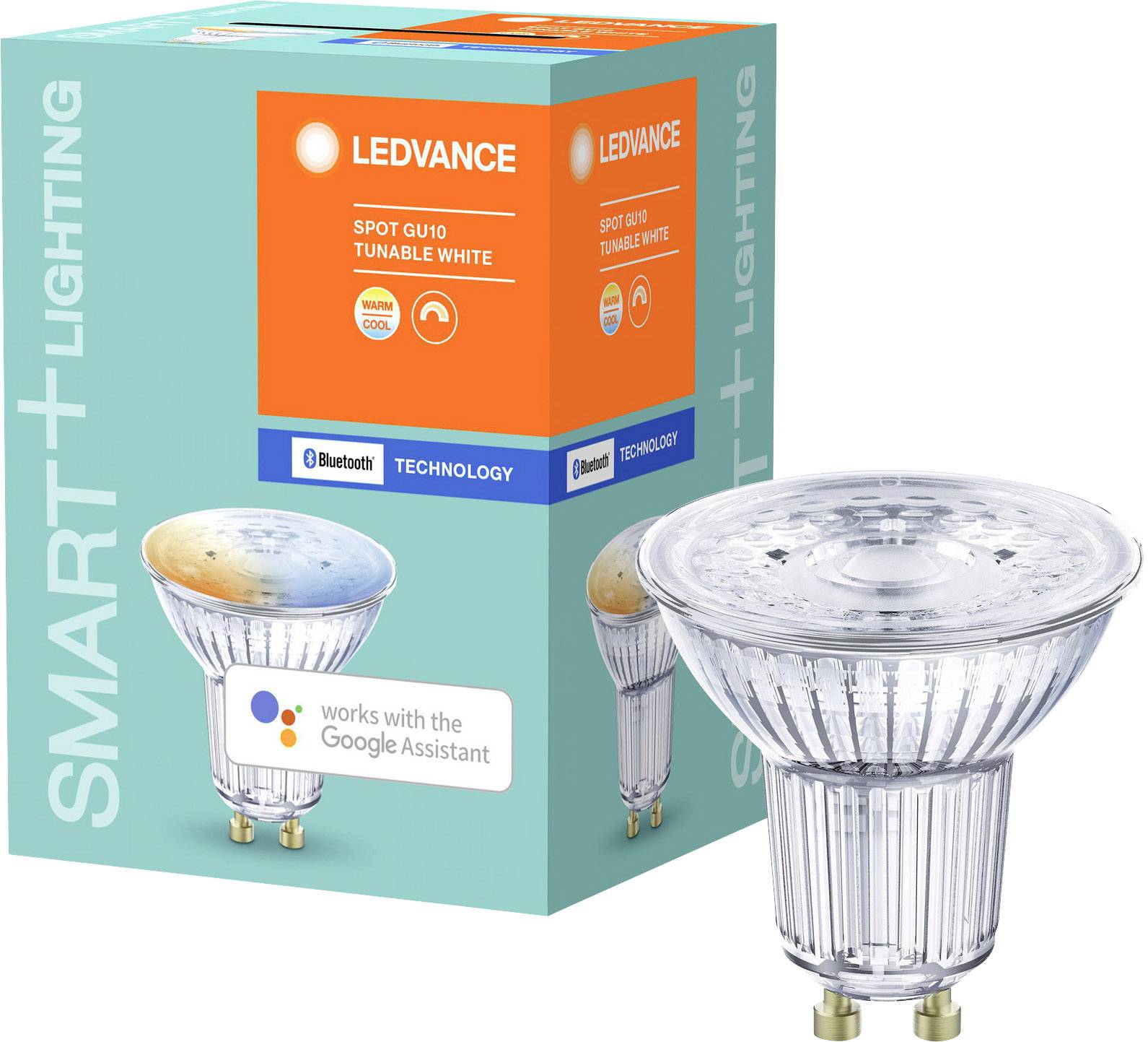 LEDVANCE SMART+ EEK: G (A - G) SMART+ Spot GU10 Tunable White 40 45° 5 W/2700K GU10 GU10 5 W Warmweiß, Naturweiß, Kaltweiß