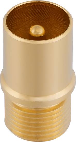 Oehlbach D1C62005 Koax-Stecker vergoldet Anschlüsse: Koax-Stecker IEC 1St.