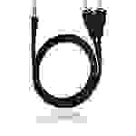 RCA D1C84014 Klinke / Cinch Audio Anschlusskabel [2x Cinch-Stecker - 1x Klinkenstecker 3.5 mm] 1.50m Schwarz