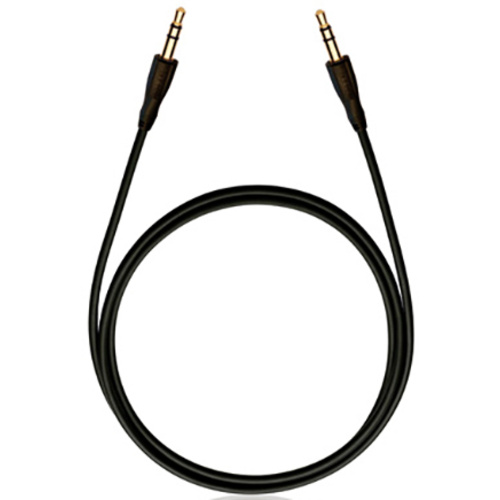 Câble de raccordement RCA D1C84016 Jack audio [1x Jack mâle 3.5 mm - 1x Jack mâle 3.5 mm] 0.50 m noir