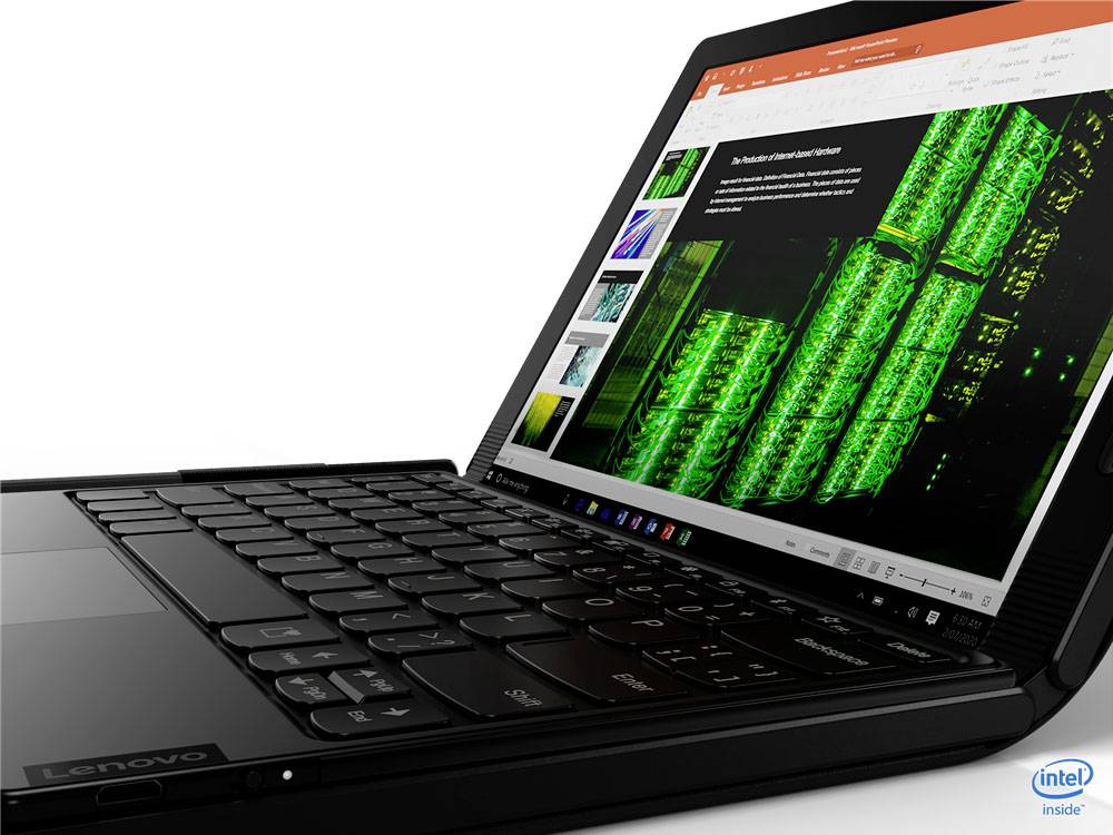 Lenovo Notebook ThinkPad X1 Fold Fold 33.8 cm (13.3 Zoll) WXGA Intel® Core™ i5 i5-L16G7 8 GB RAM 512 GB SSD Deutsch, QWERTZ Schwarz 20RL00
