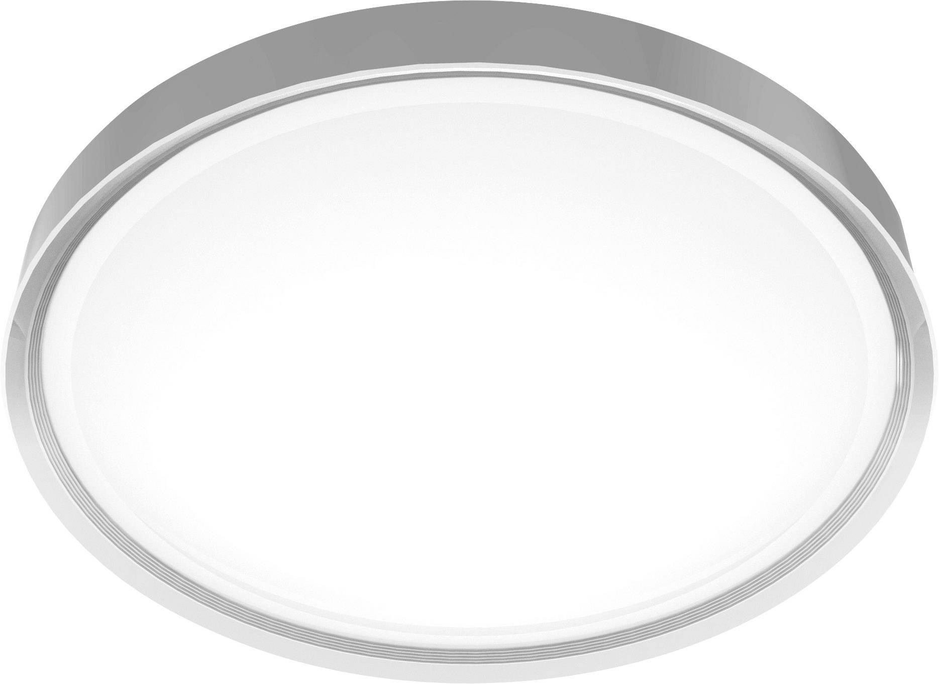 LEDVANCE 4058075472853 Orbis LED-Deckenleuchte mit Bewegungsmelder 32 W Weiß, Silber