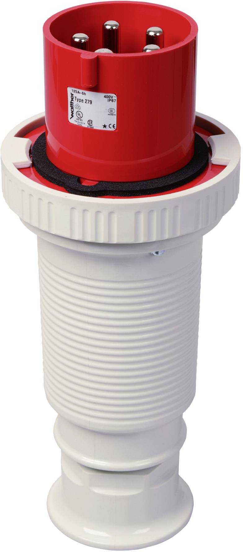 Walther Werke 279 279 CEE Stecker 125 A 5polig 400 V 1 St.