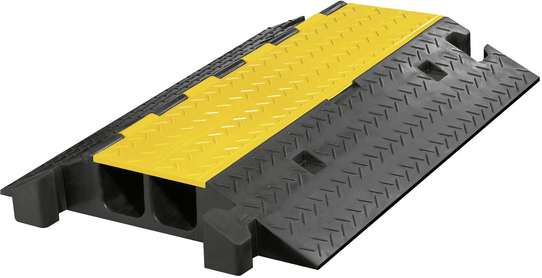 Walther Werke Kabelbrücke 39870080 Gummi Schwarz, Gelb Anzahl Kanäle: 2 800mm Inhalt: 0.8m