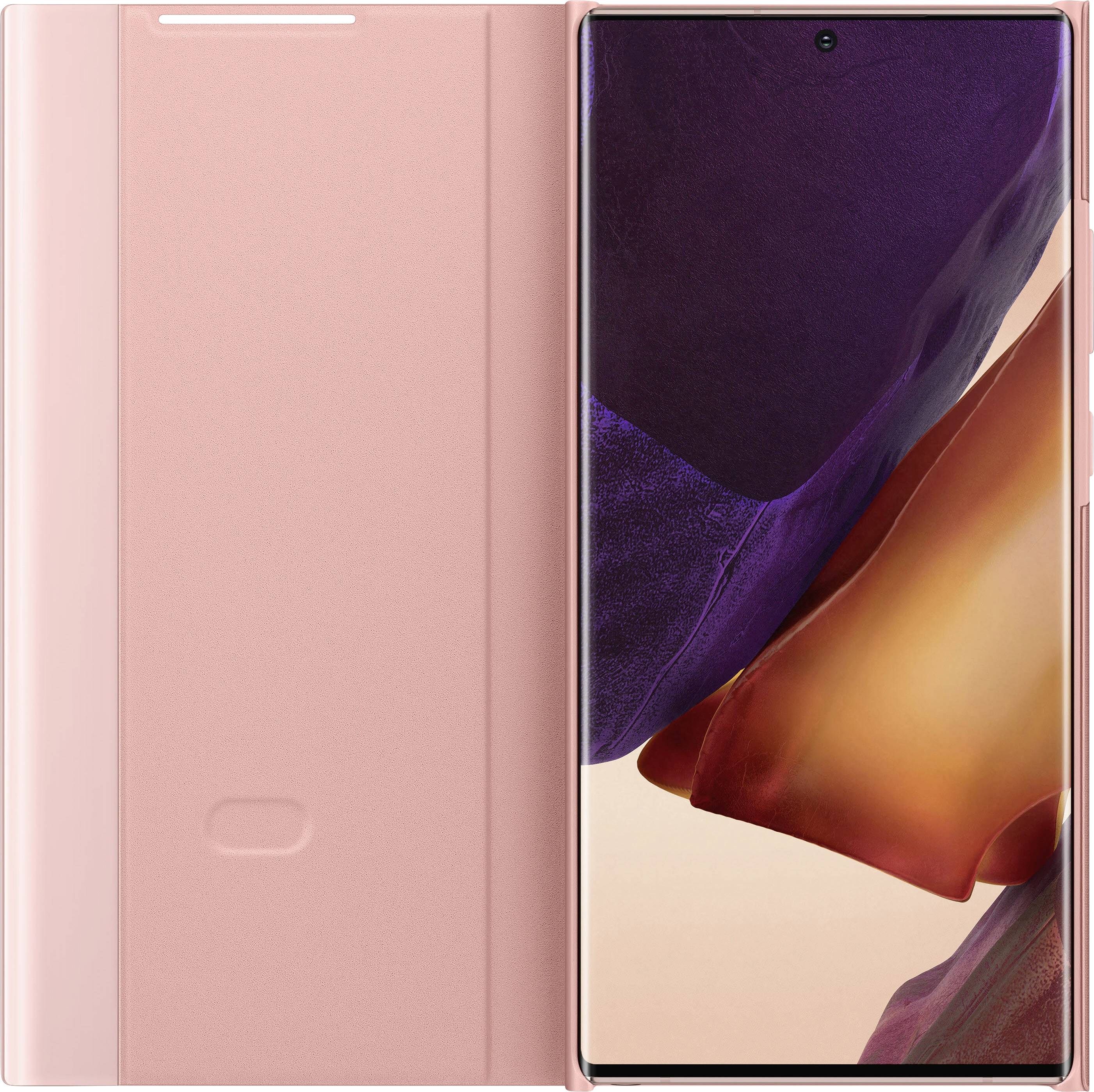 Samsung Clear View Cover EF-ZN985 Cover Samsung Galaxy Note 20 Ultra Bronze Handy Flip Case