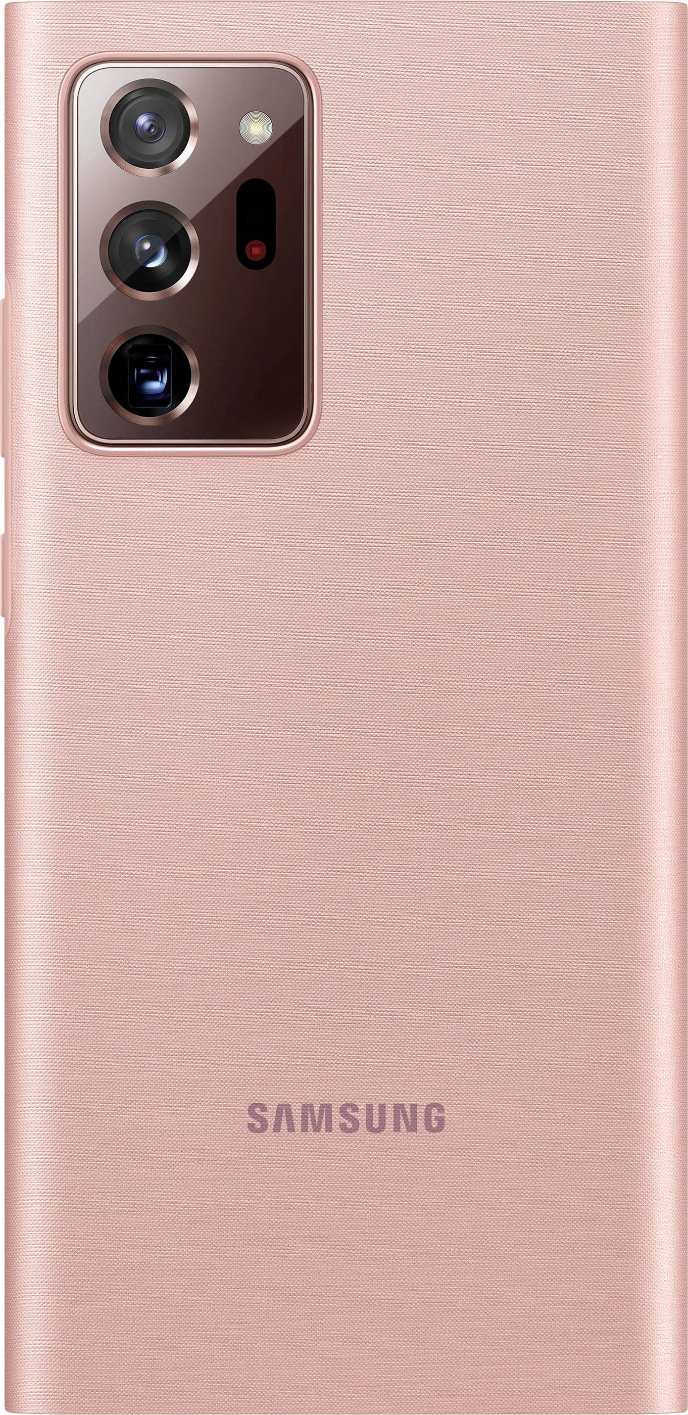 Samsung Clear View Cover EF-ZN985 Cover Samsung Galaxy Note 20 Ultra Bronze Handy Flip Case