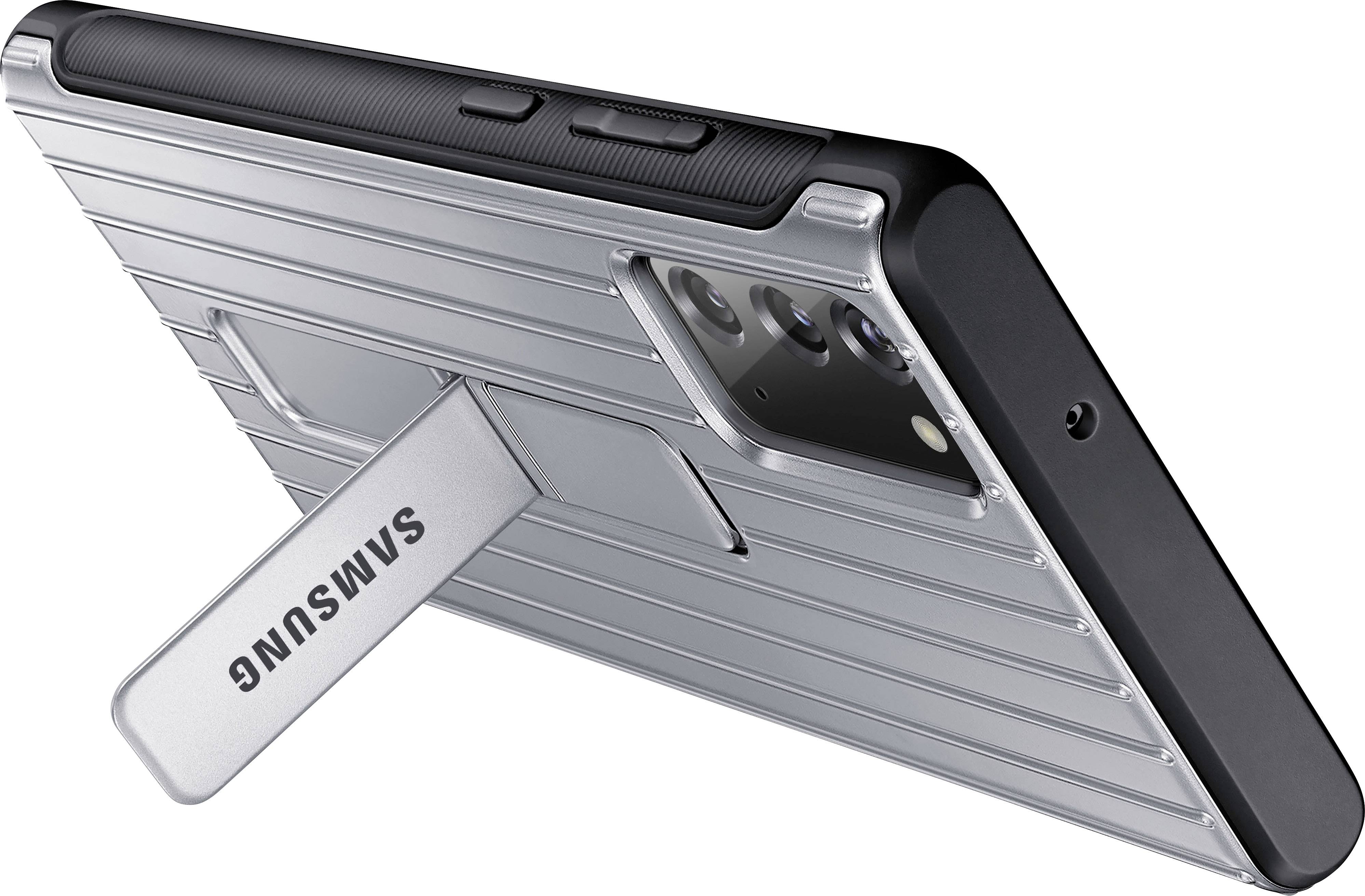 Samsung Protective Standing Cover EF-RN980 Backcover Samsung Galaxy Note 20 Silber Sanddicht, Stoßfest EF-RN980CSEGEU