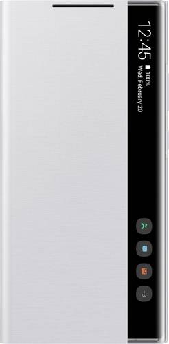 Samsung Clear View Cover EF-ZN985 Cover Galaxy Note 20 Ultra Weiß-Silber