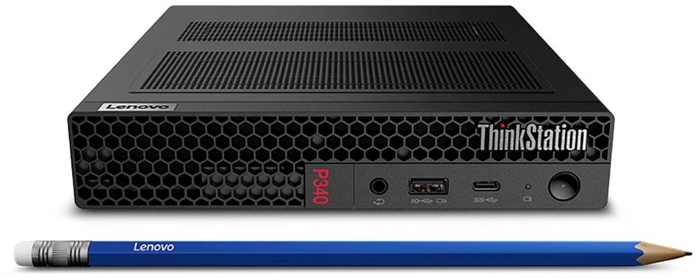 Lenovo ThinkStation P340 30DF Desktop PC, Workstation Intel® Core™ i9 i9-10900T 32GB 1TB SSD Nvidia Quadro P1000 Windows® 10 Pro