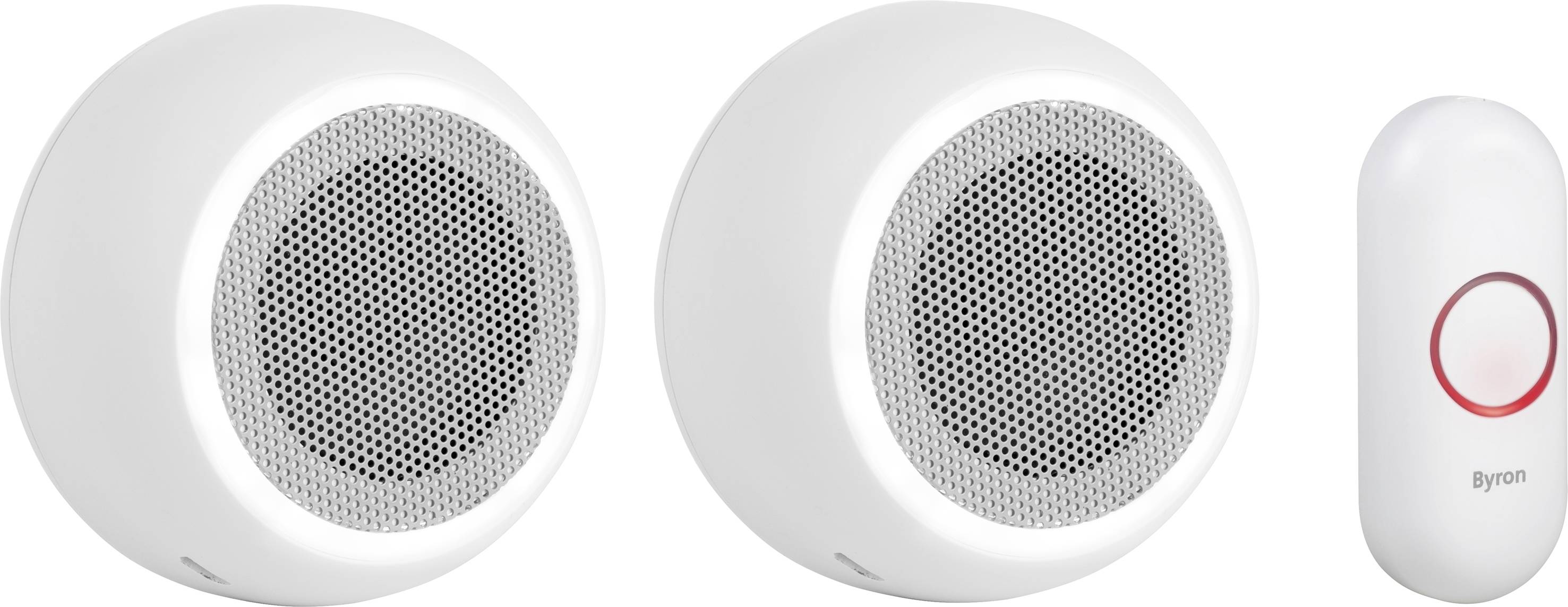 Byron DBY-23514 Funkklingel Komplett-Set mit USB-Anschluss