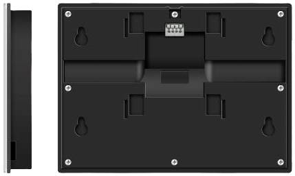 Bastion BA.KIT.UN.BLK.BLK Video-Türsprechanlage LAN Außeneinheit, Inneneinheit 1 Familienhaus Schwarz