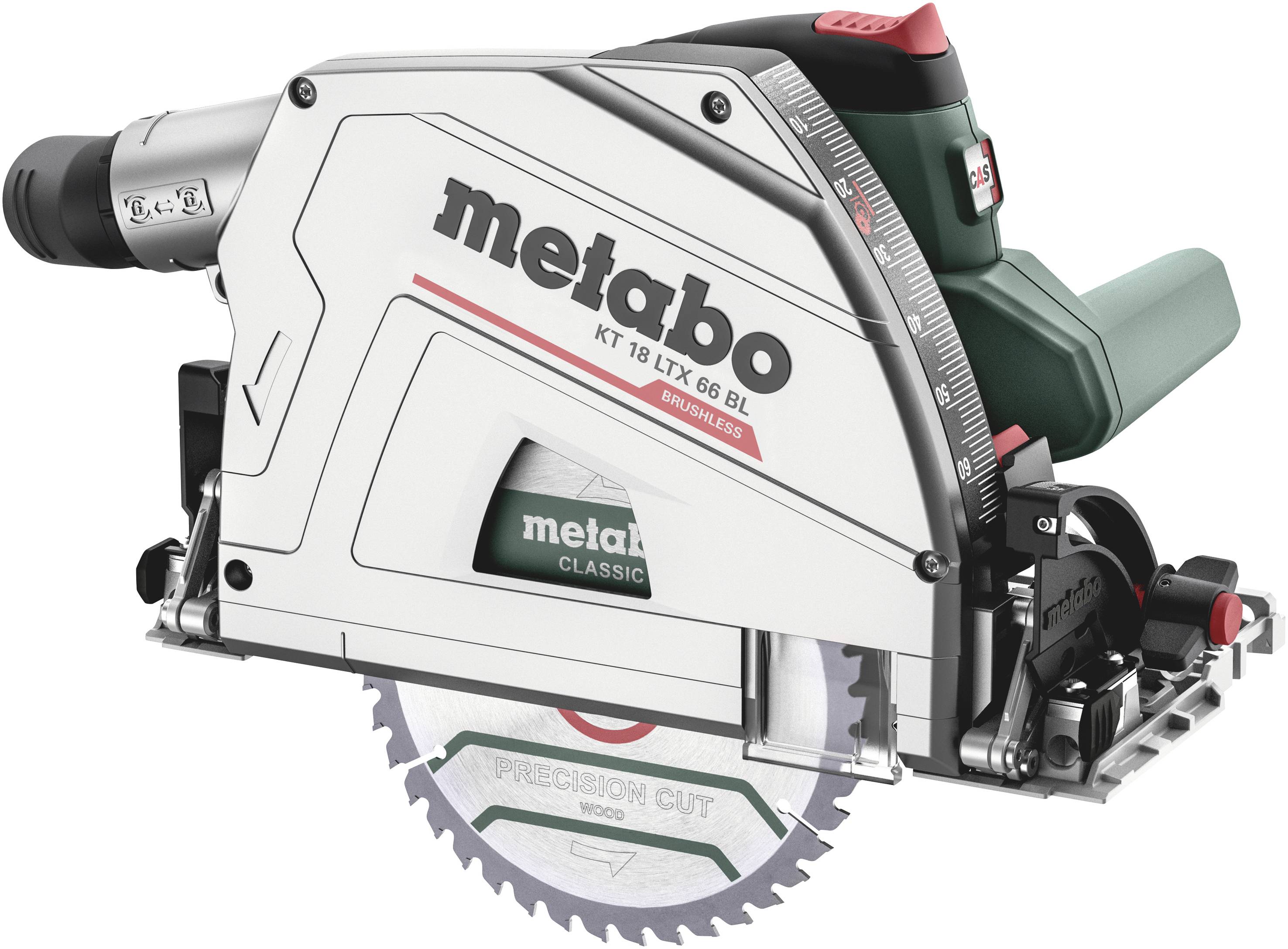 Metabo KT 18 LTX 66 BL Akku-Handkreissäge Schnitttiefe max. (90°) 66mm inkl. Akku 18V 8Ah