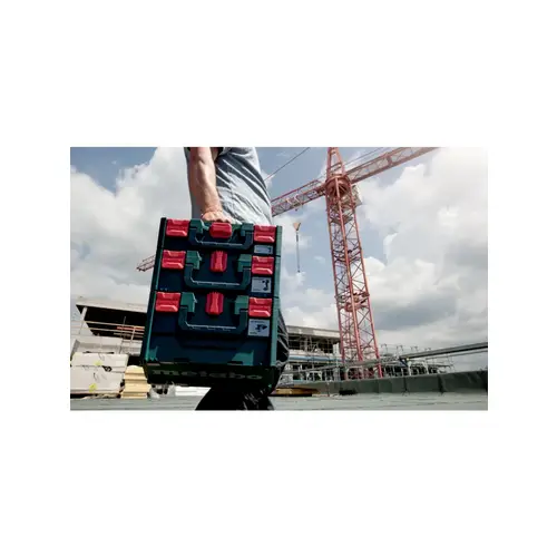 Metabo metaBOX 145 626886000 Maschinenkoffer ABS Grün/Rot (L x B x H) 396 x 296 x 145mm Metabo metaBOX 145 626886000 Maschinenkoffer ABS Grün/Rot (L x B x H) 396 x 296 x 145mm