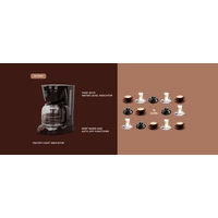 SOGO Human Technology Drip 15 Kaffeemaschine Schwarz Fassungsvermögen Tassen=15 Glaskanne, Warmhaltefunktion SOGO Human Technology Drip 15 Kaffeemaschine Schwarz Fassungsvermögen Tassen=15 Glaskanne, Warmhaltefunktion