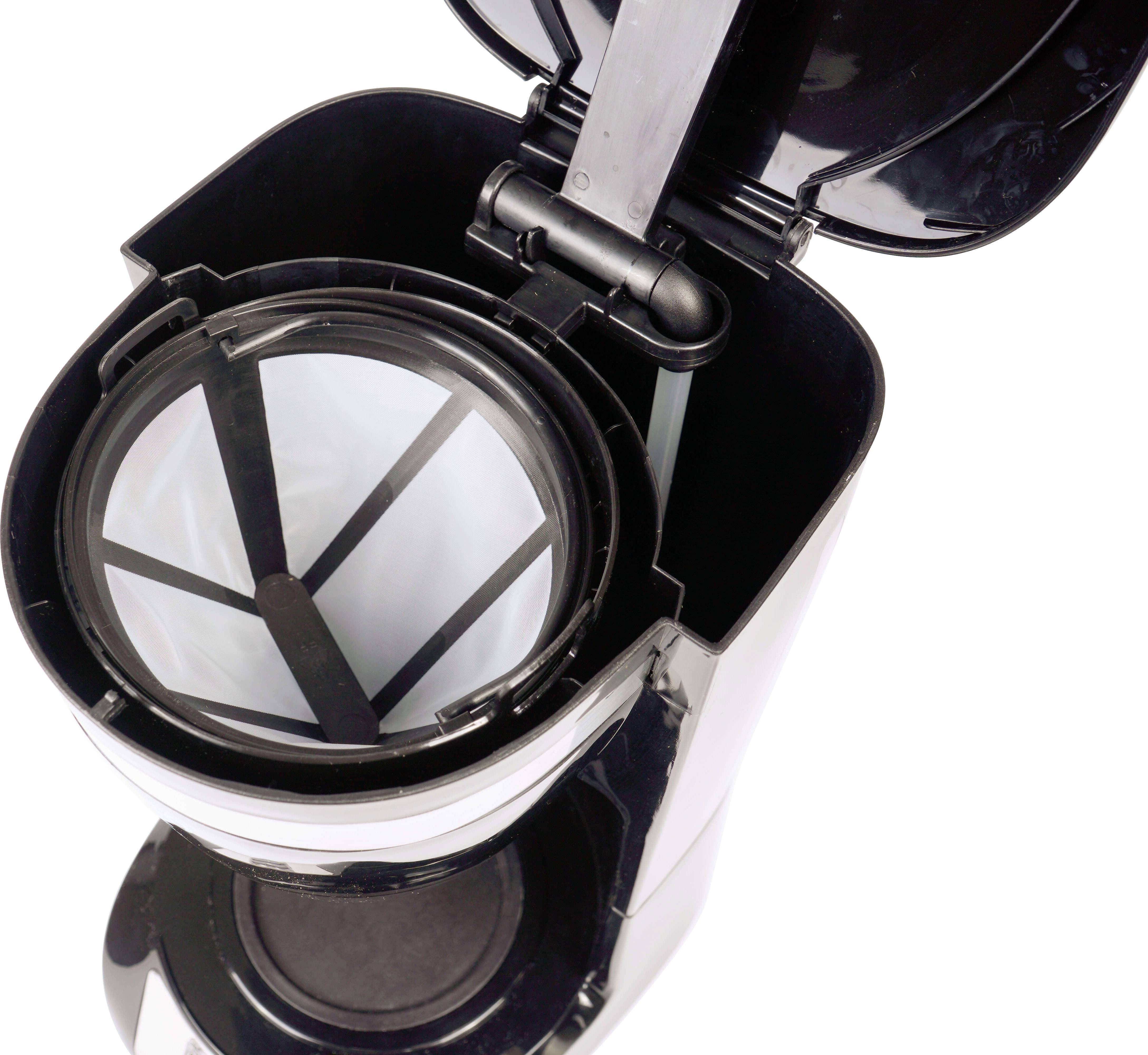 SOGO Human Technology Drip Inox 10 Kaffeemaschine Schwarz Fassungsvermögen Tassen=10 Glaskanne, Warmhaltefunktion